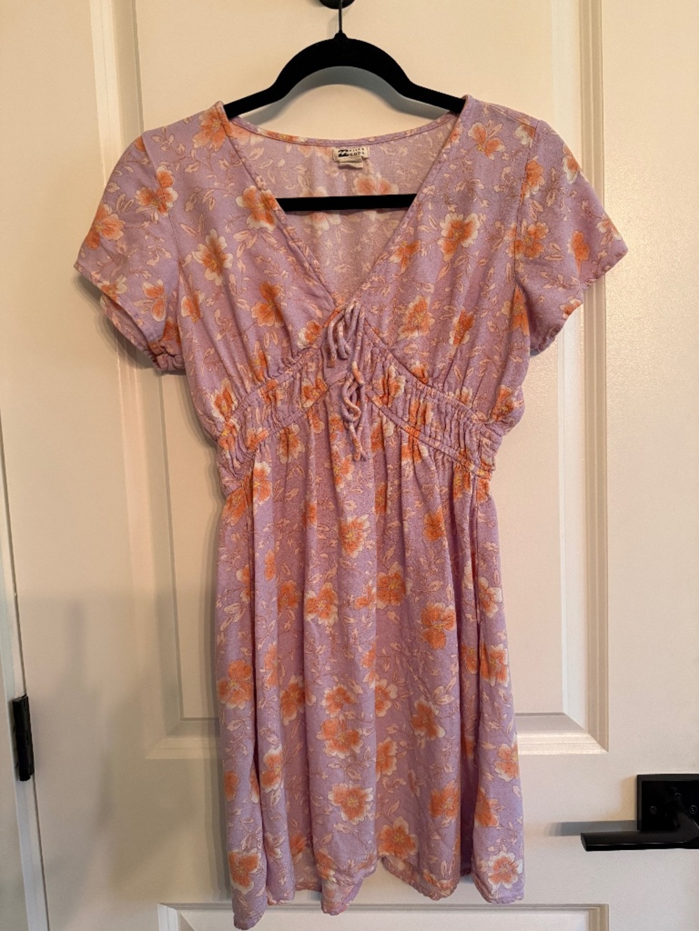 Billabong "Warm Rays" Floral Smocked Mini Dress